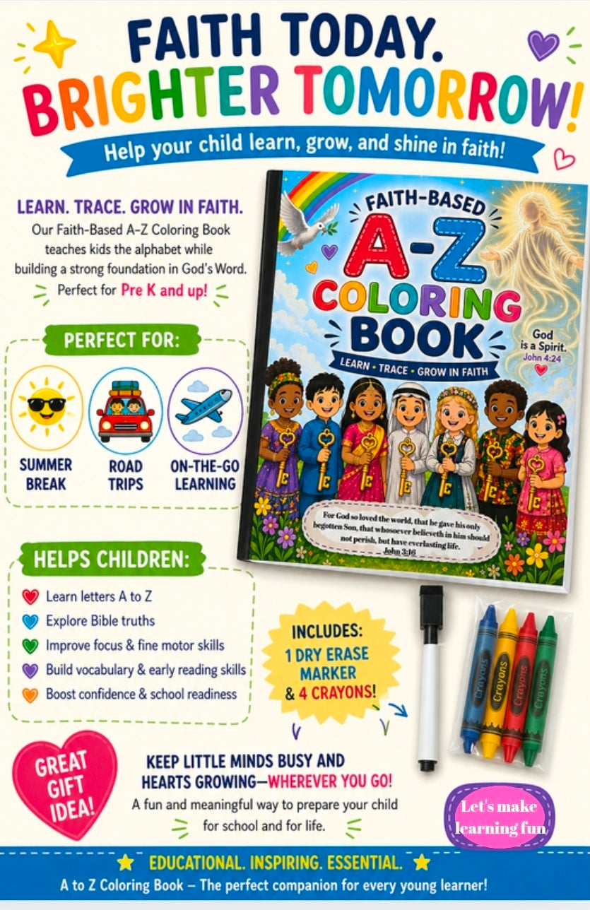 A-Z Coloring  Activity Book