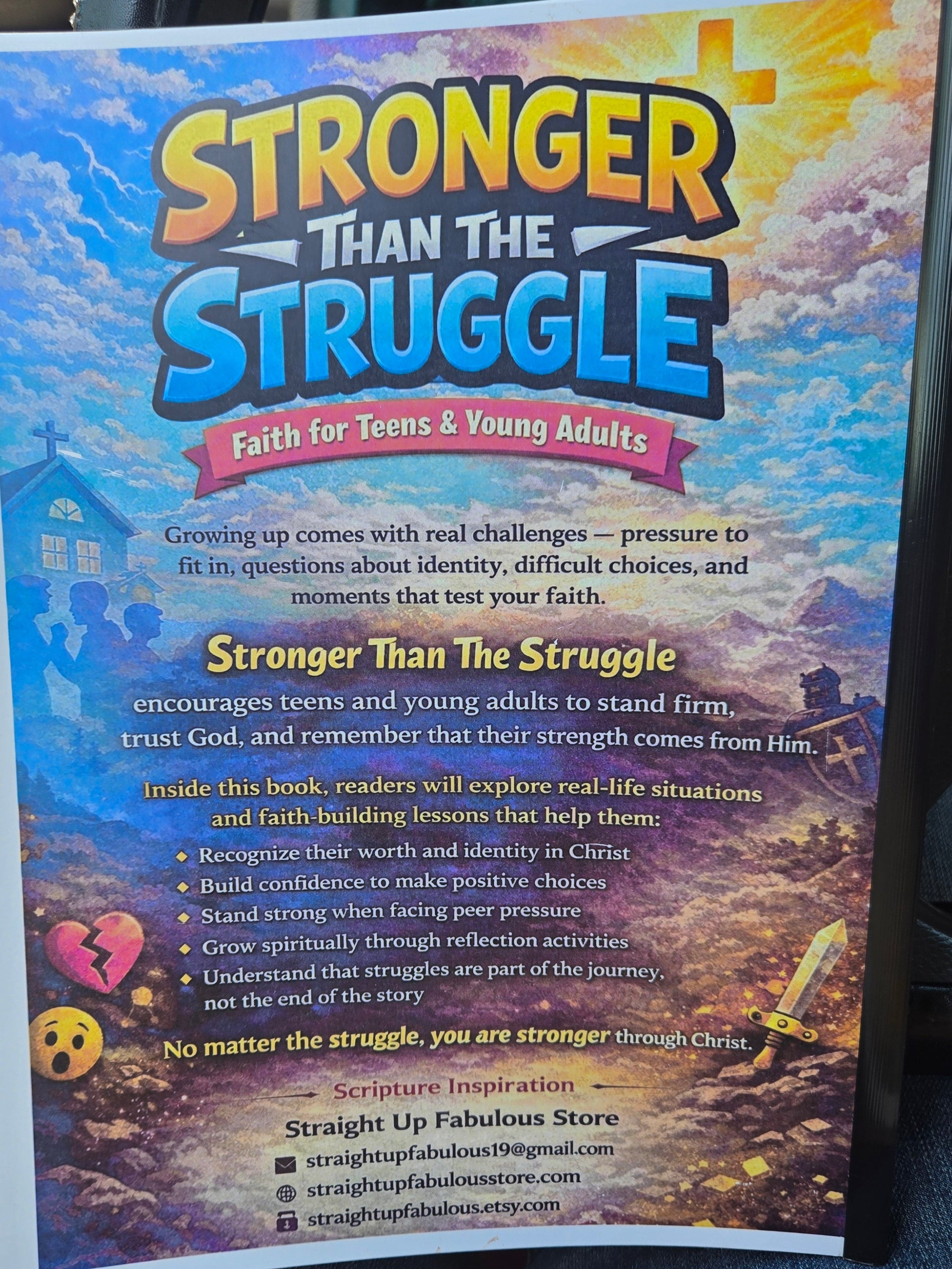 Stronger Than The Struggle Activity Book Ages 13 to 21