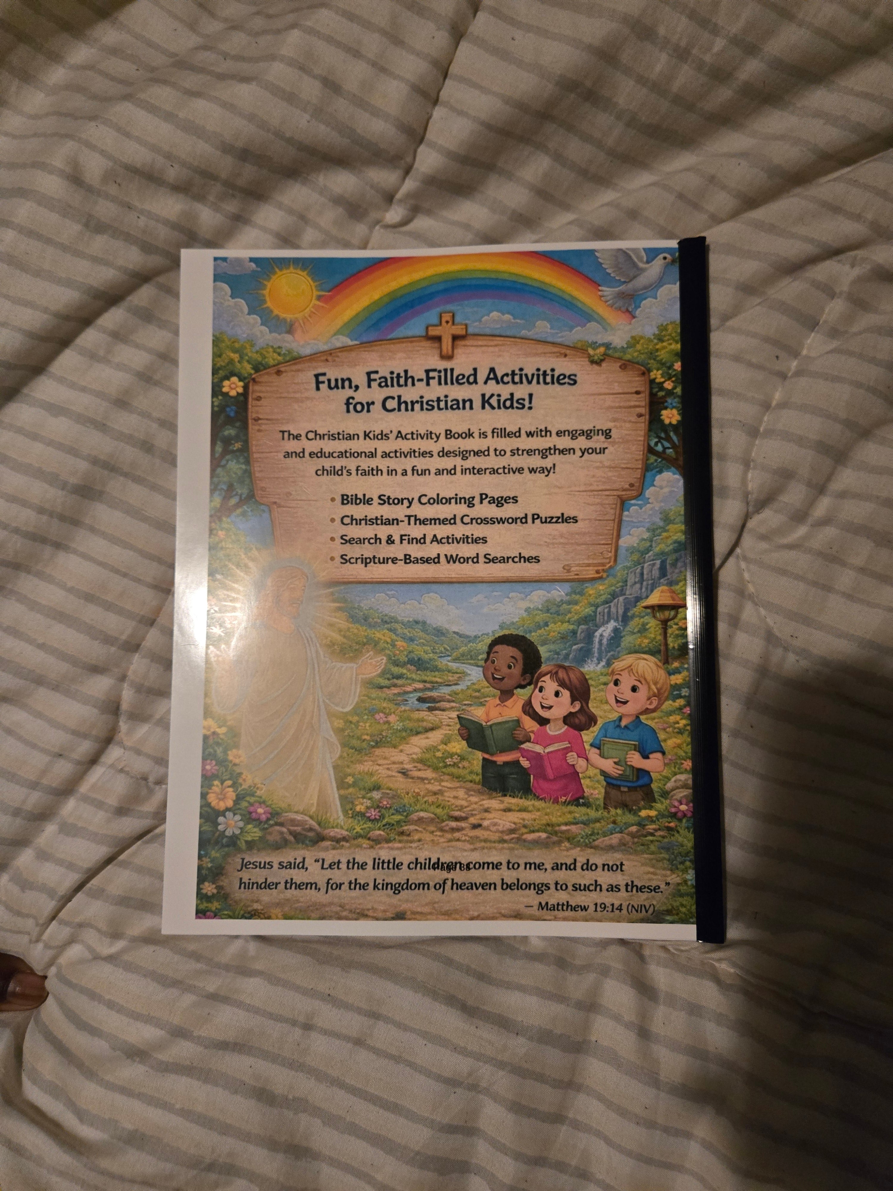 Christian Kids Activity Book | Faith Based Fun Ages 5-12