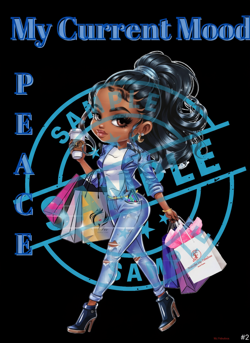 My Current Mood Short Sleeve T-shirts(Peace)