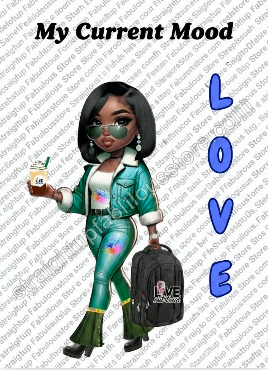 My Current Mood Short Sleeve T-shirts(Love)