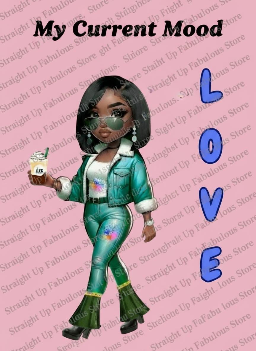 My Current Mood Short Sleeve T-shirts(Love)