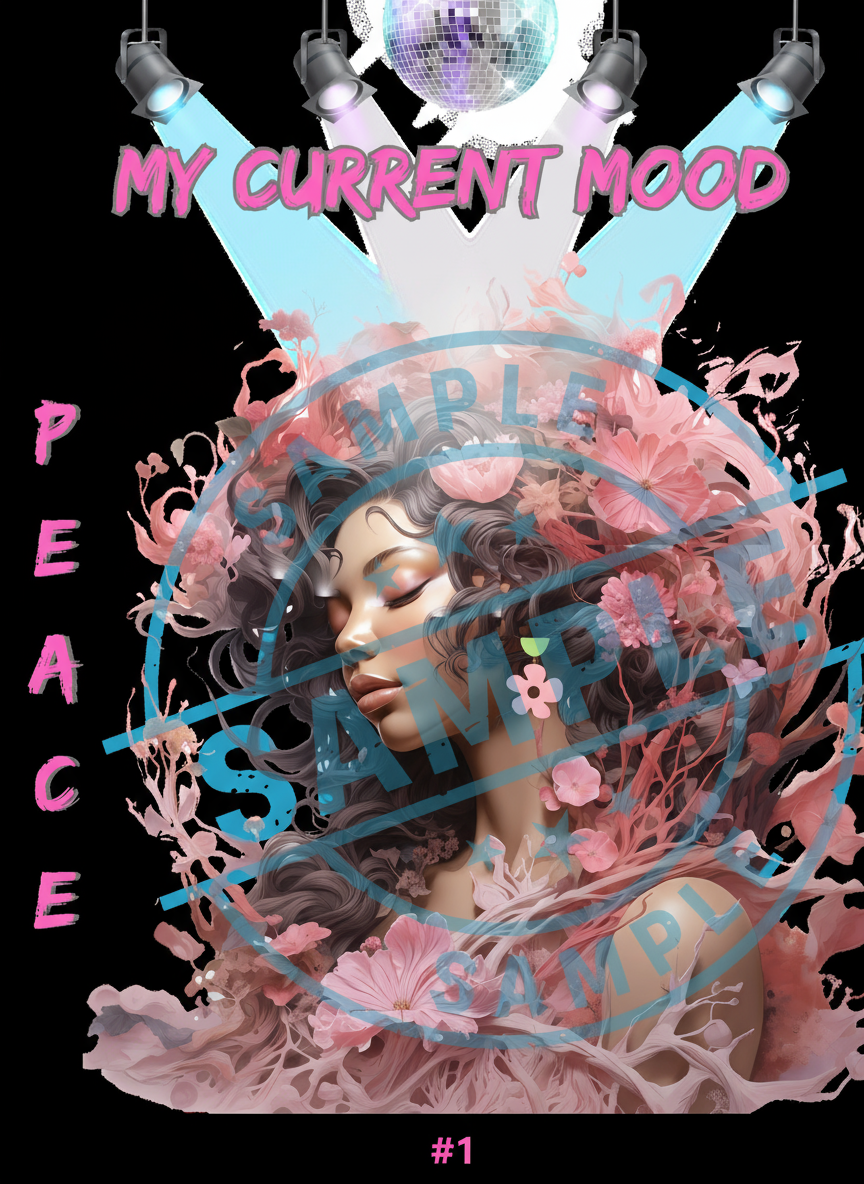 My Current Mood Short Sleeve T-shirts(Peace)