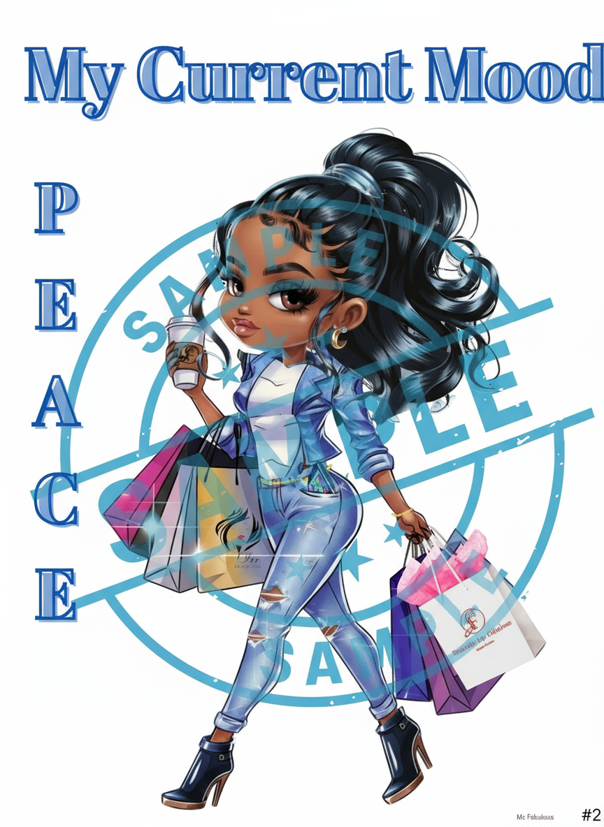 My Current Mood Short Sleeve T-shirts(Peace)