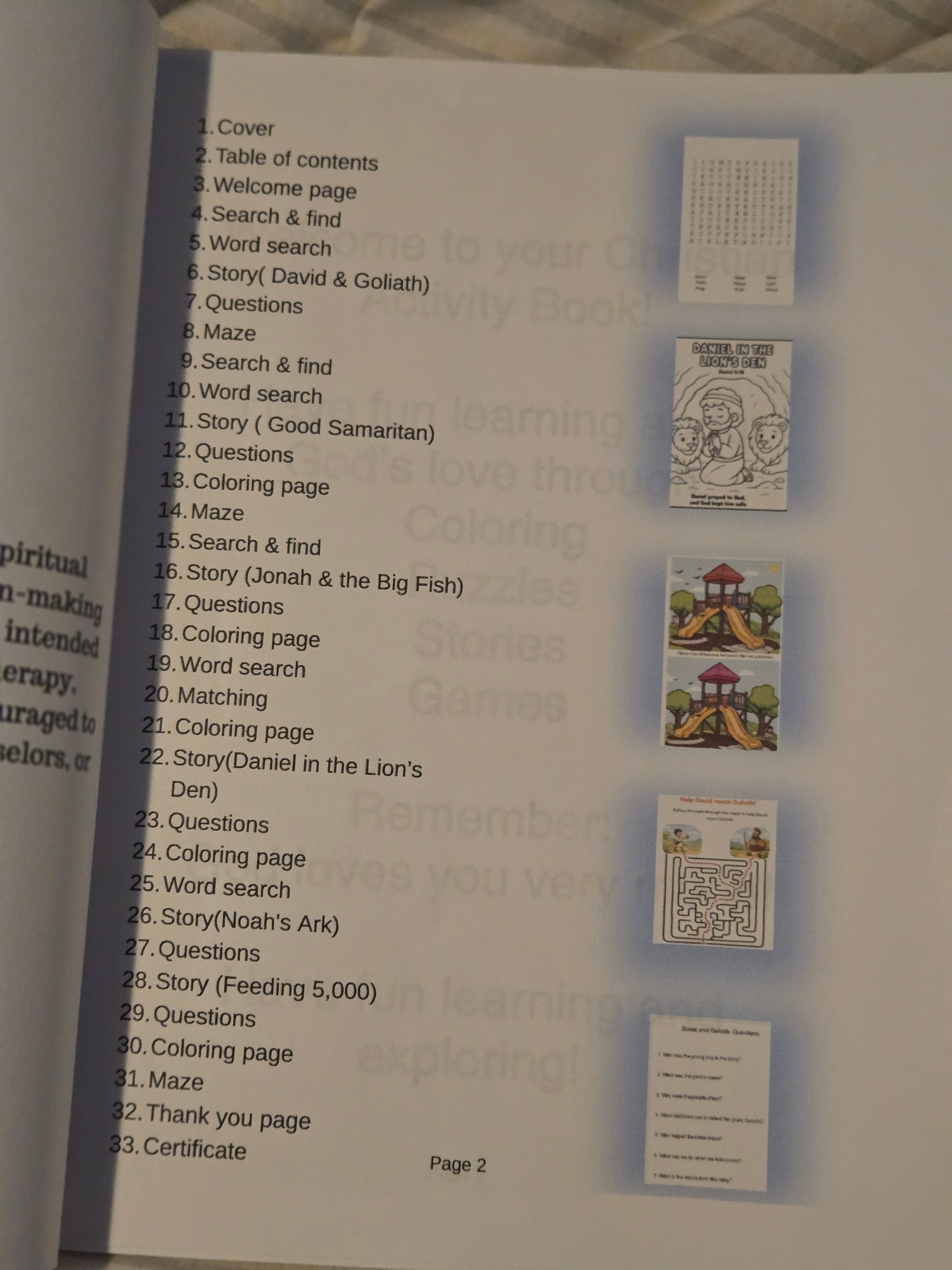 Christian Kids Activity Book | Faith Based Fun Ages 5-12