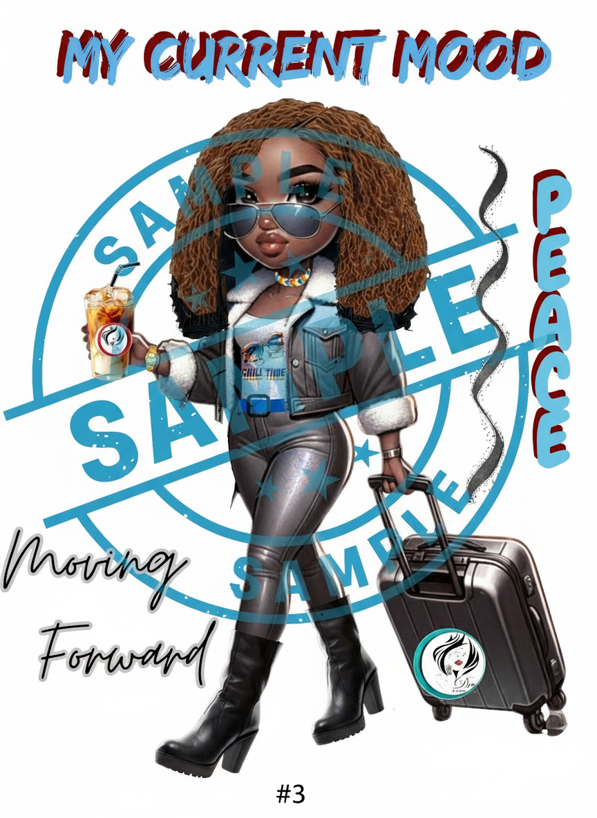 My Current Mood Short Sleeve T-shirts(Peace)