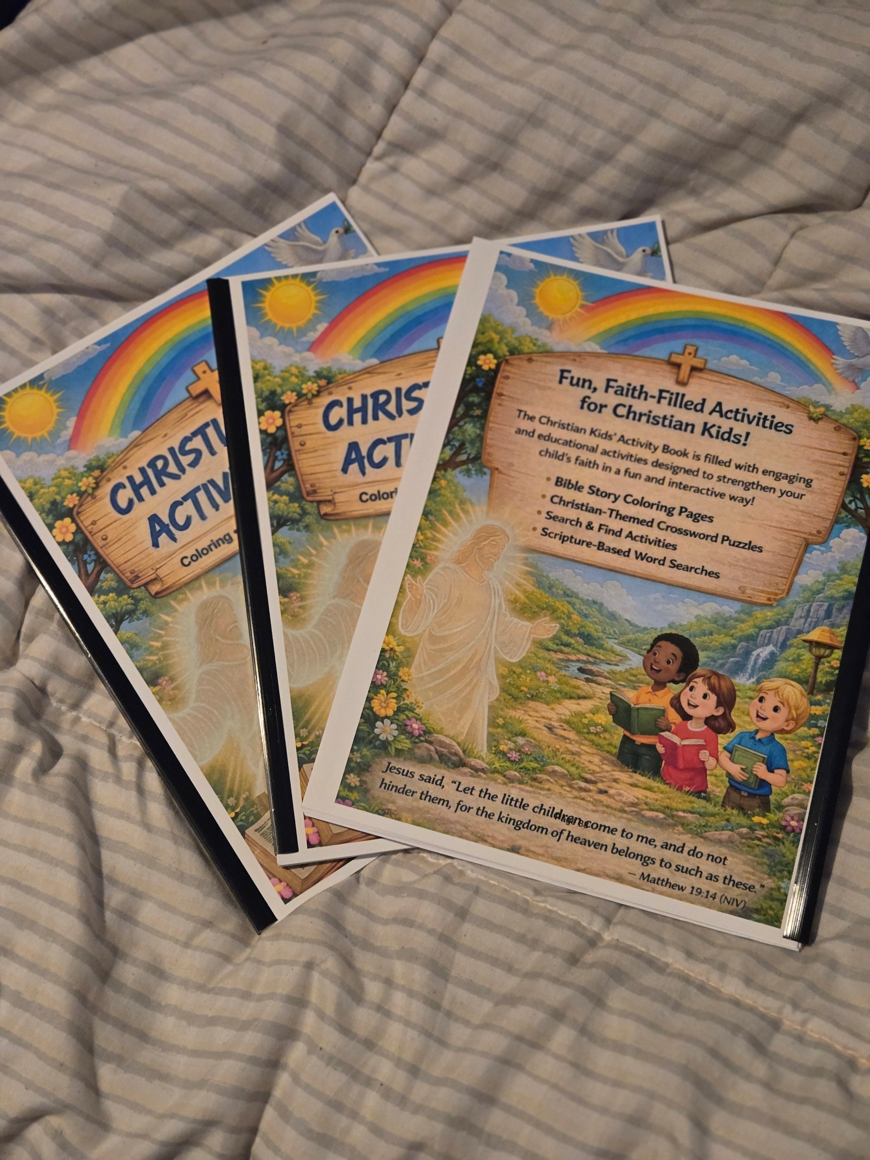 Christian Kids Activity Book | Faith Based Fun Ages 5-12