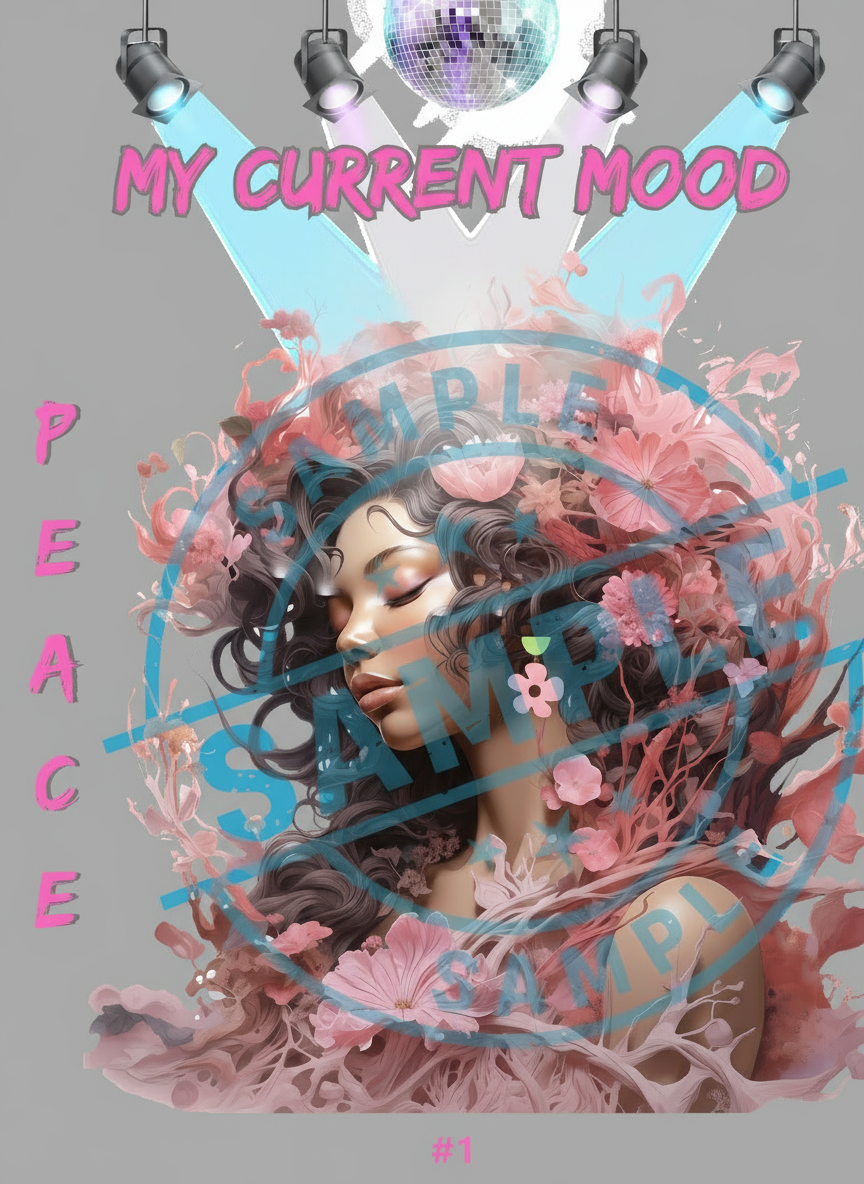 My Current Mood Short Sleeve T-shirts(Peace)