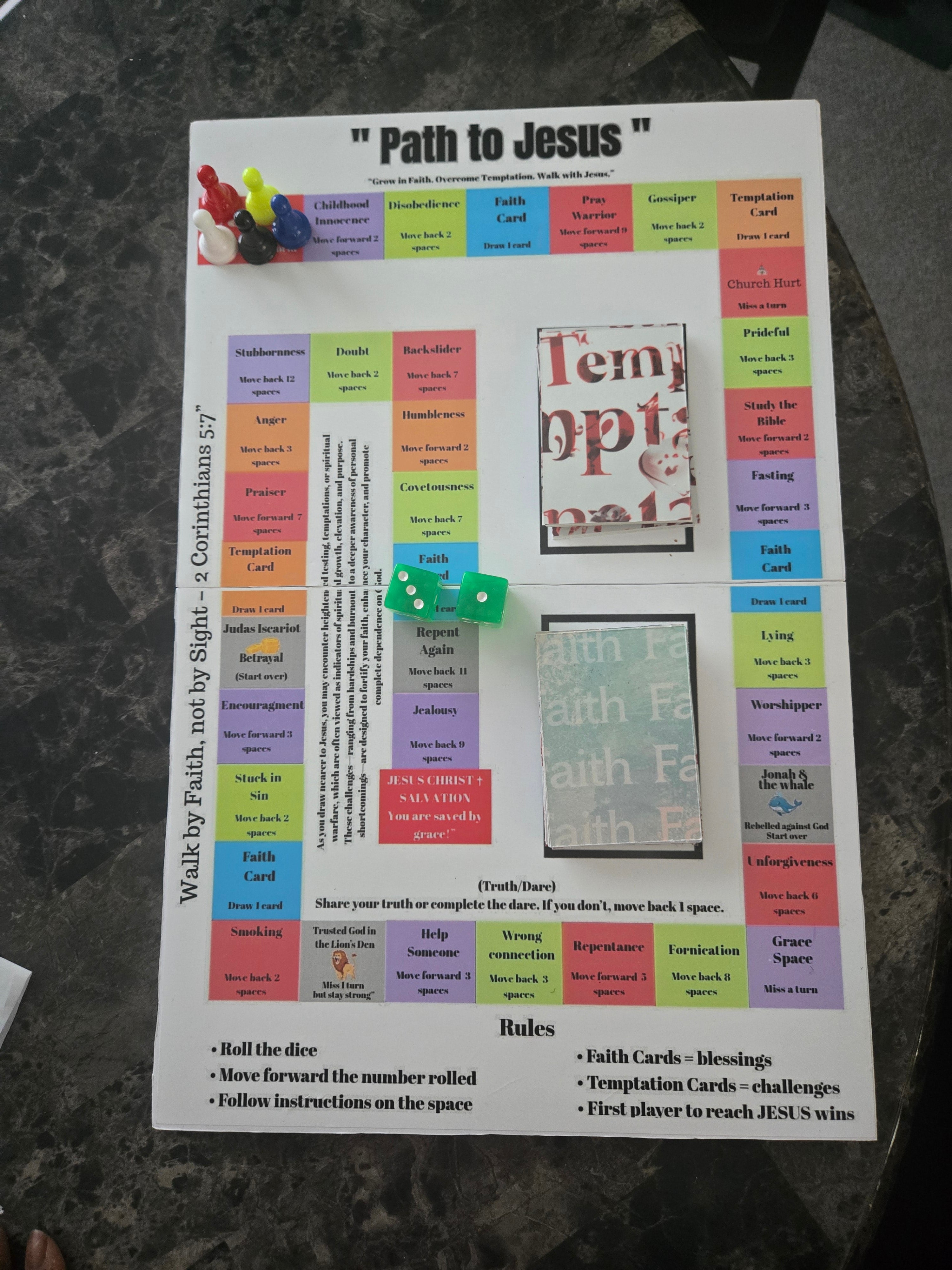 Path to Jesus Christian Board Game – Faith Based Family Game